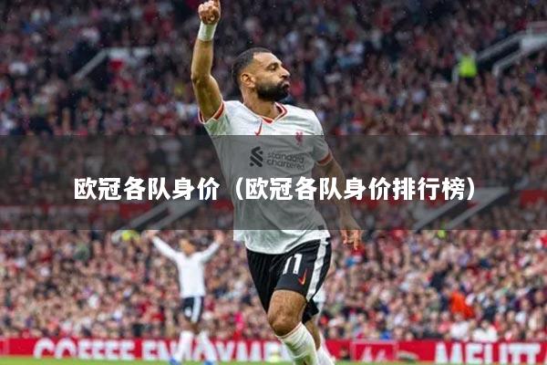 欧冠各队身价（欧冠各队身价排行榜）